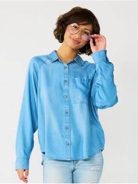 (3) SO "Favorite Shirt" Long Sleeve Button Down Shirt Bundle